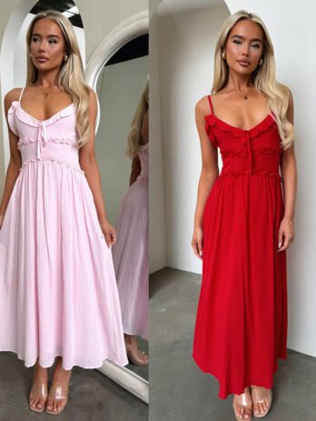 INS Casual Loose Vacation Dress Women