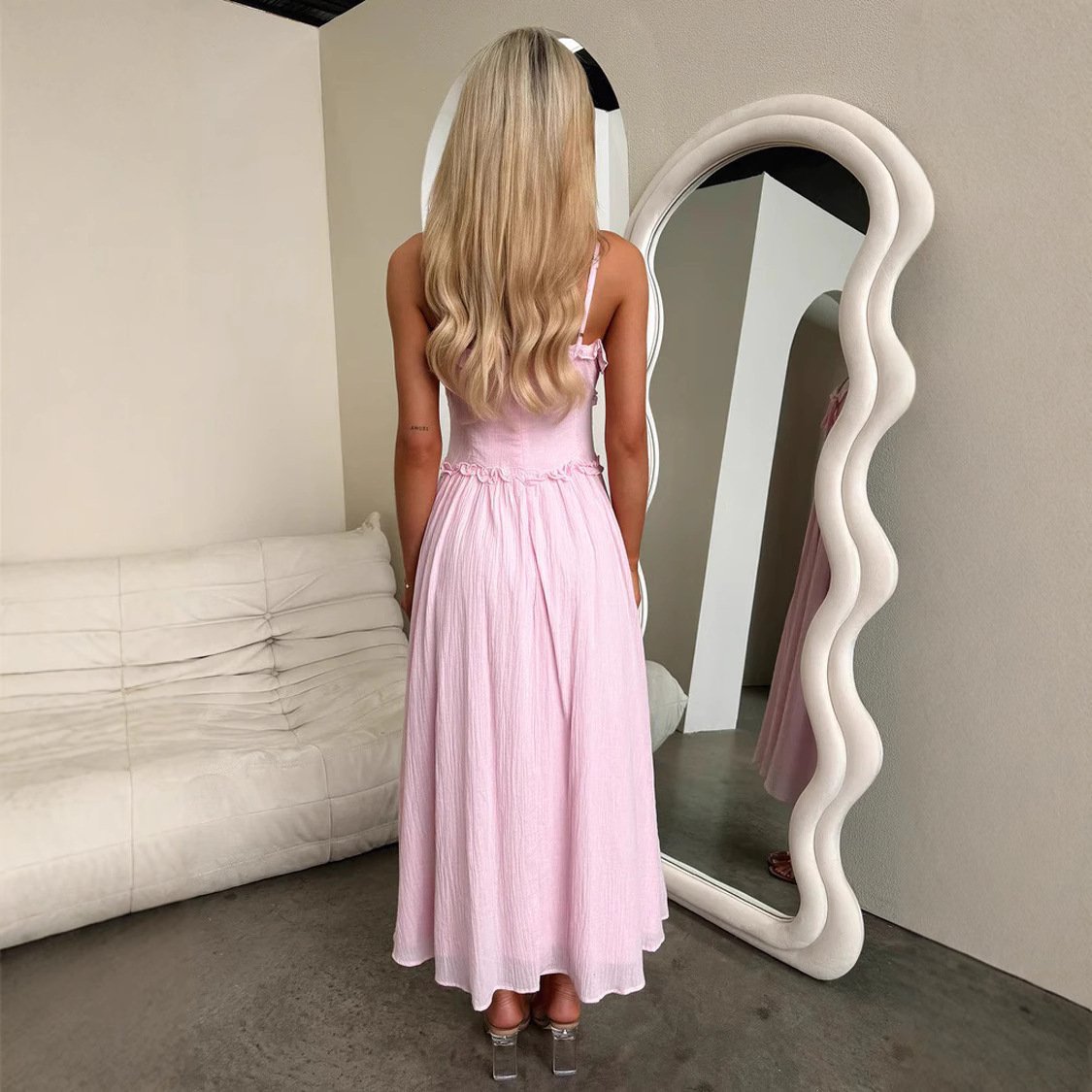 INS Casual Loose Vacation Dress Women - Image 4