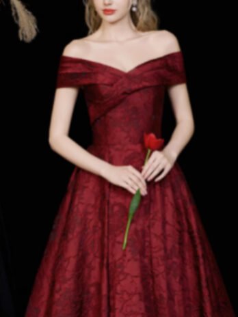 French Style Niche High-end Light Luxury Evening Gown