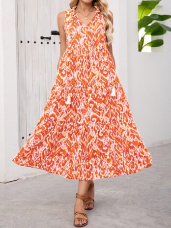 Fashionable Casual Sleeveless Dress Women