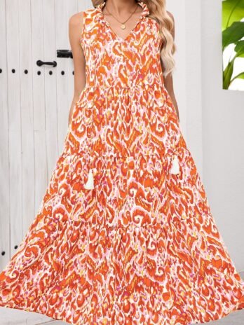 Fashionable Casual Sleeveless Dress Women